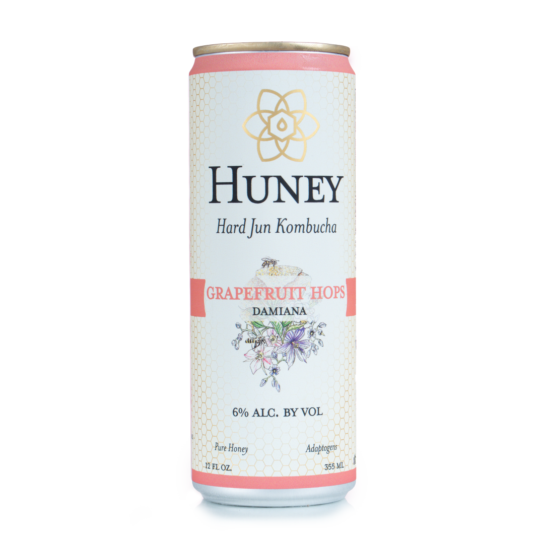 Grapefruit Hops Hard Kombucha HuneyJun